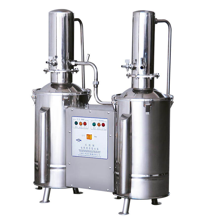 不锈钢电热重蒸馏水器C型
